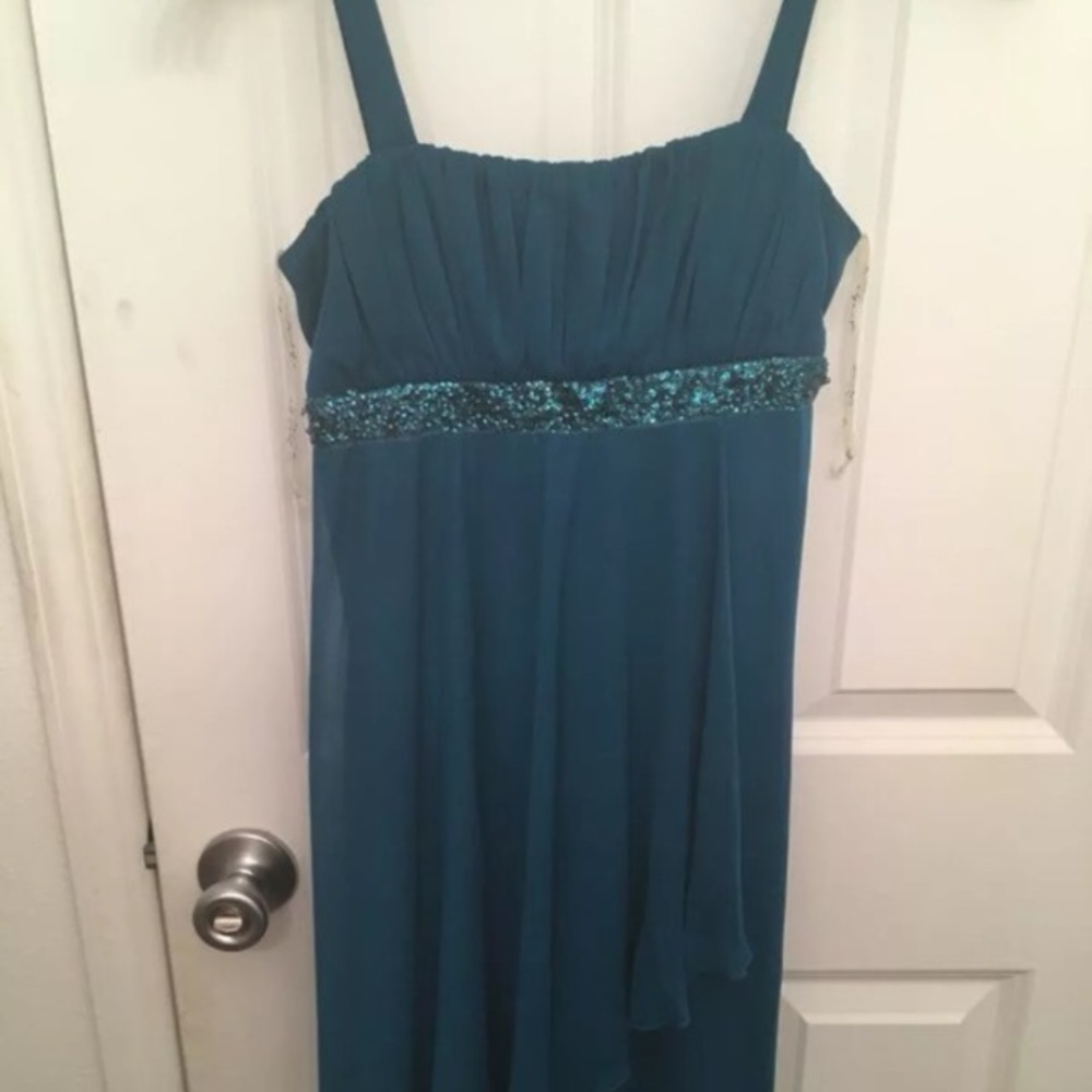 Teal dress